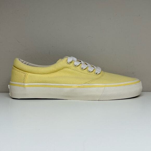 NWOB | TOMS | Alpargata Fenix Lace Up Sneakers | Yellow | Size 6 - Picture 2 of 14